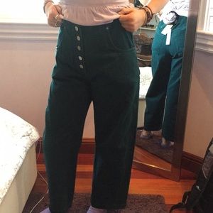 Rachel Comy Elkin pant emerald